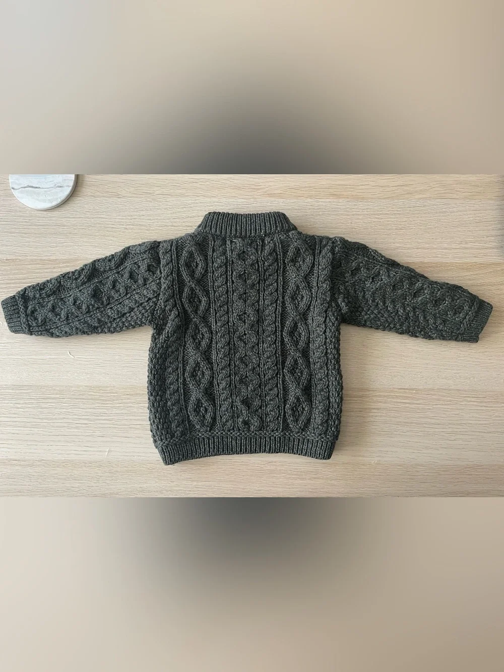 12-24 mos Green Winter Sweaters (x2) Bundle